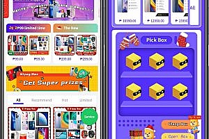 International version of blind box mall lottery system APP+h5+ small program Blind box mall source lottery blind box front-end UNIAPP set up two