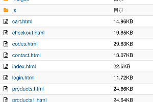 nunuo clothing mall HTML template source code