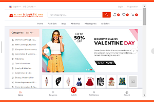 Multi-language translation Foreign trade cross-border e-commerce multi-merchant mall system multi-merchant multi-language mall one-click shop collection