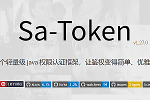 A lightweight Java permission authentication framework – Sa-Token