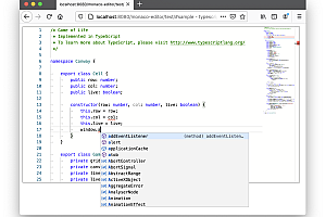 Microsoft open source browser-based code editor
