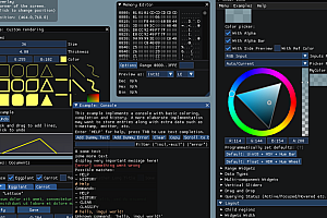 A zero dependency C++ graphical user interface library