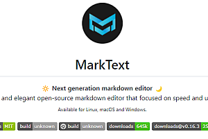 A simple and elegant open source Markdown editor