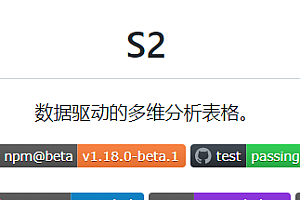 Ant open-source multidimensional table analysis engine, supporting grouping and drilling tables, comparison tables, trend tables, etc