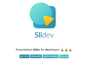 Slidev, a presentation tool for developers