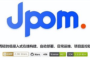 Lightweight and low intrusion online construction, automatic deployment, daily operation and maintenance, project monitoring software