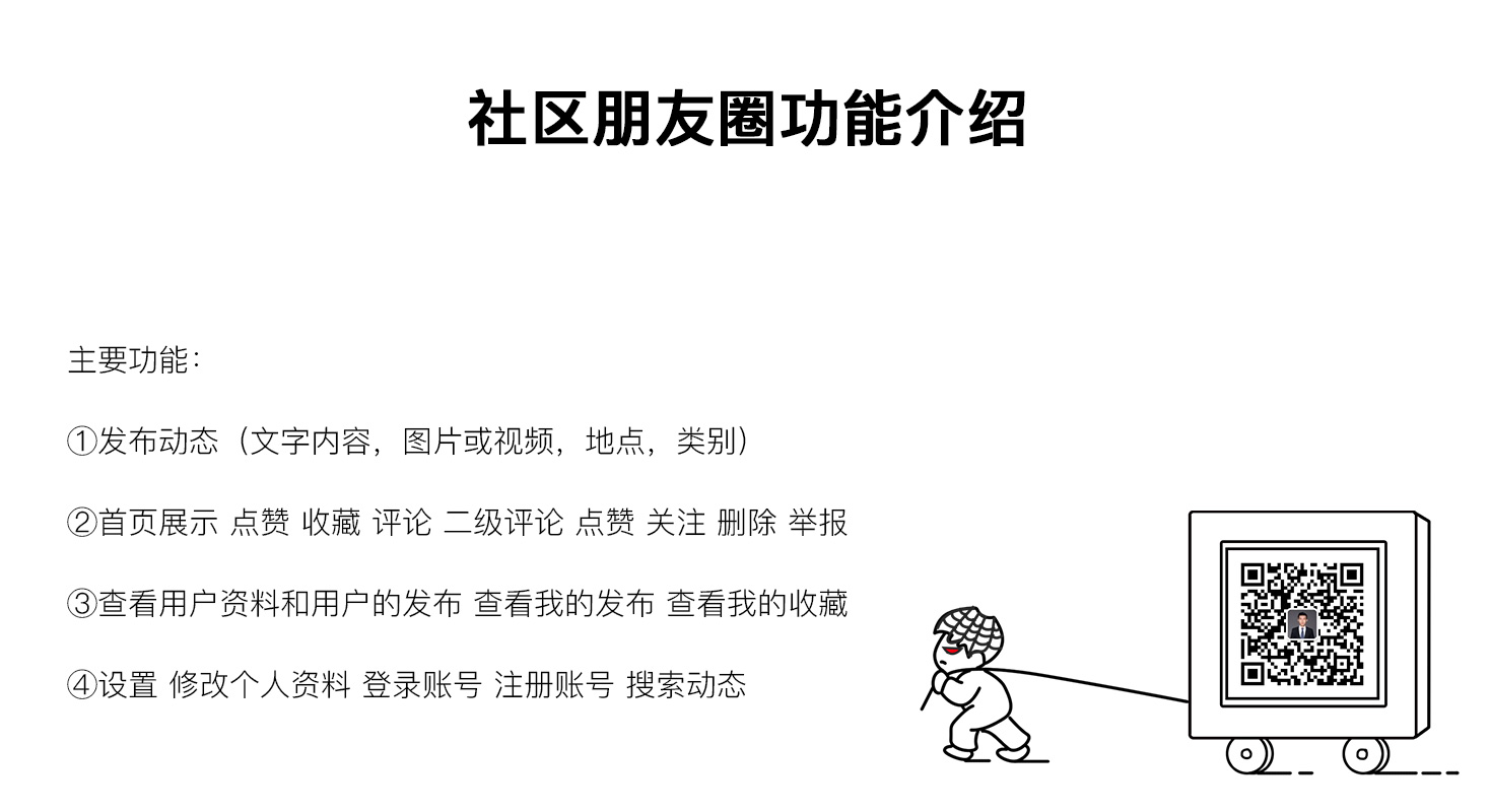 Community circle of friends source code插图