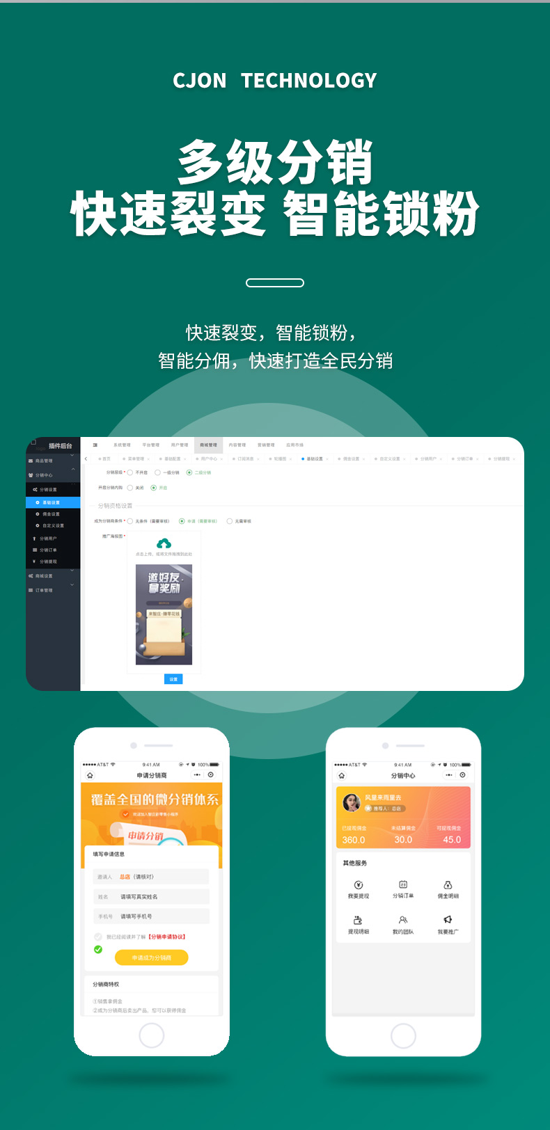 Zhizhuang three-level distribution of new retail e-commerce small program插图5