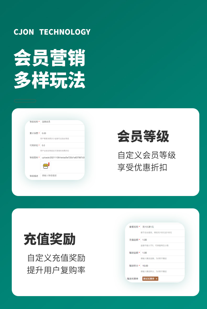 Zhizhuang three-level distribution of new retail e-commerce small program插图8