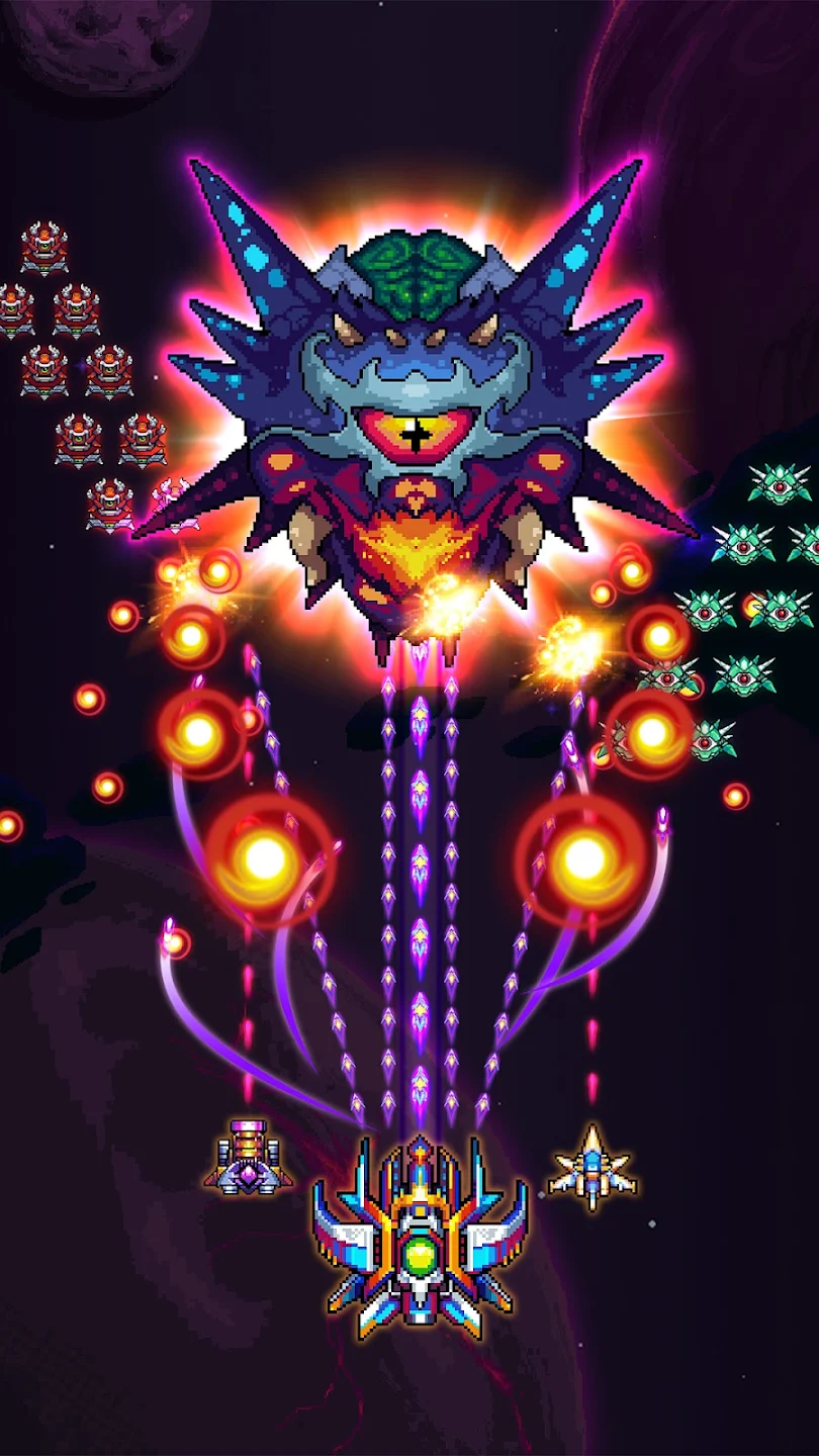 Galaxiga: The classic 80’s arcade shooter went offline插图