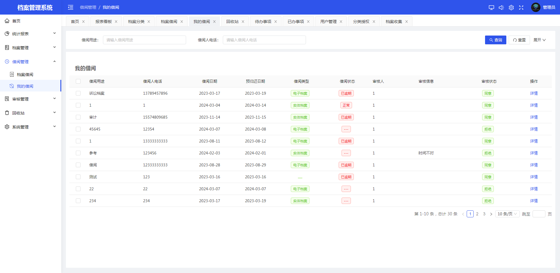 Archives management system Digital archives Intelligent archives construction enterprise documents, documents, contracts, projects, files, data, financial statements archiving插图4