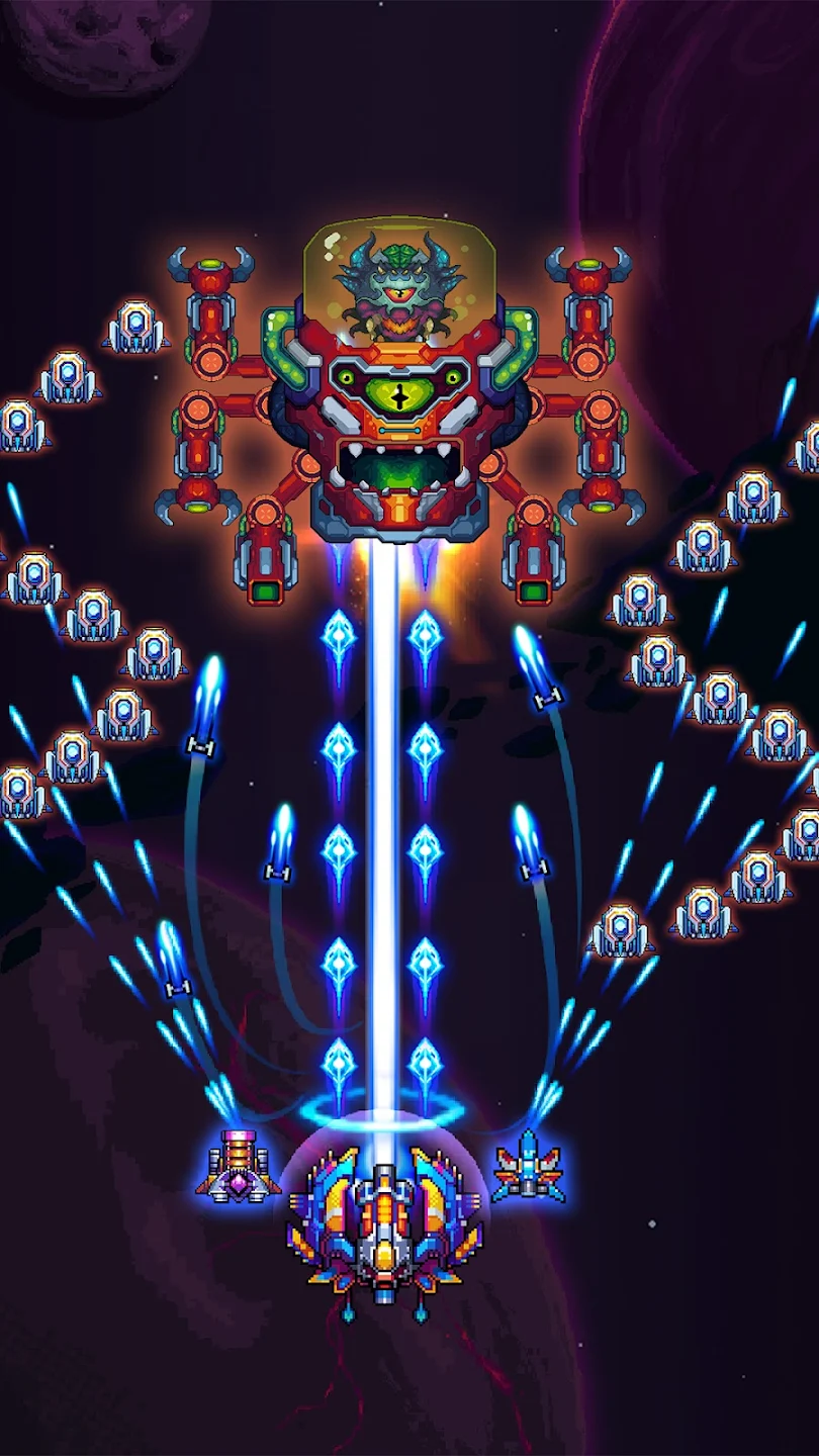 Galaxiga: The classic 80’s arcade shooter went offline插图1