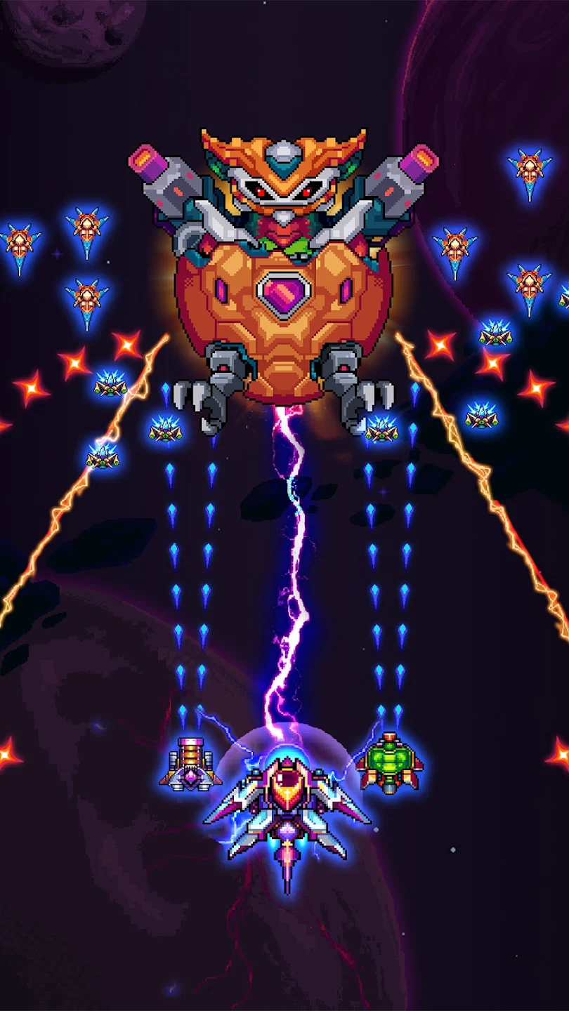 Galaxiga: The classic 80’s arcade shooter went offline插图2