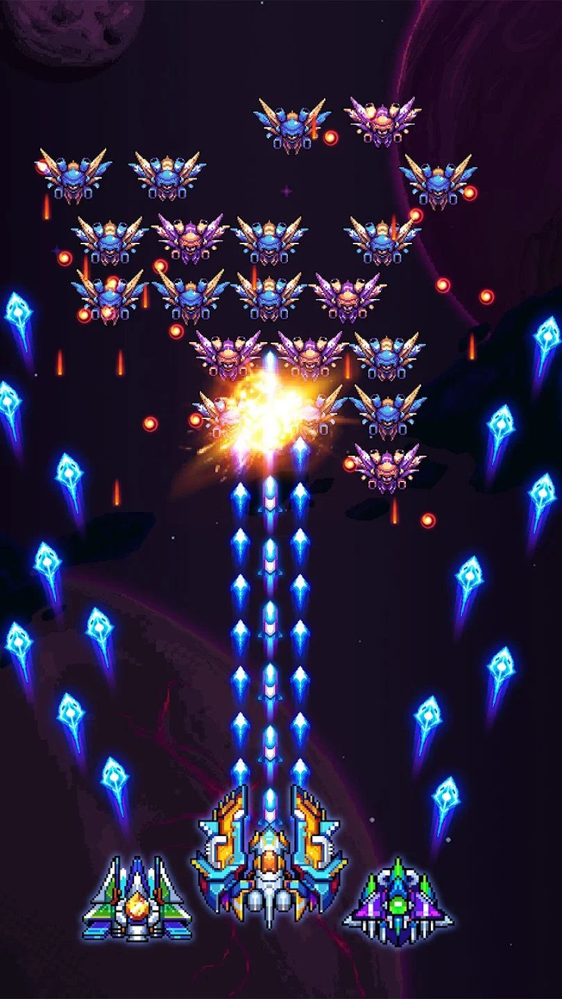 Galaxiga: The classic 80’s arcade shooter went offline插图3