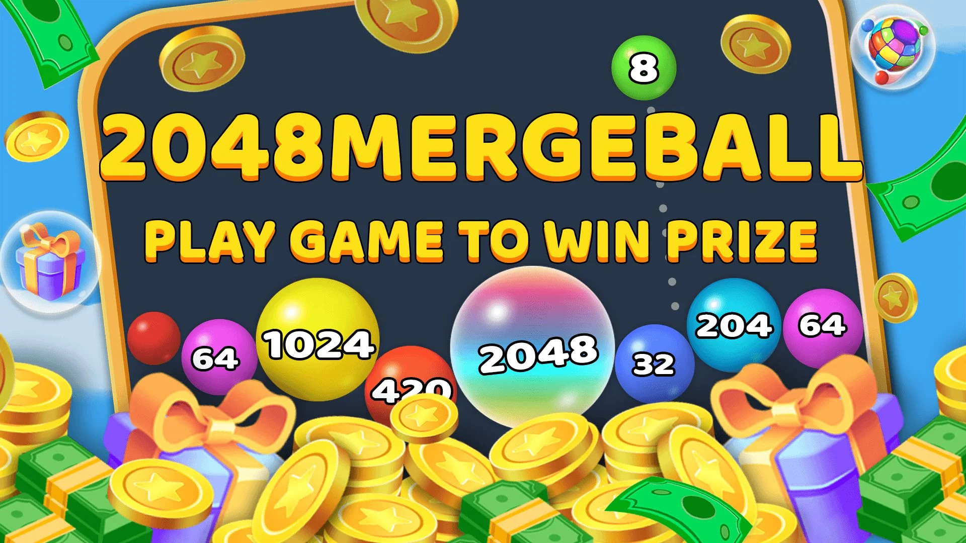 2048 Merge Balls – Casual Games and Real Rewards【 Game code 】插图2