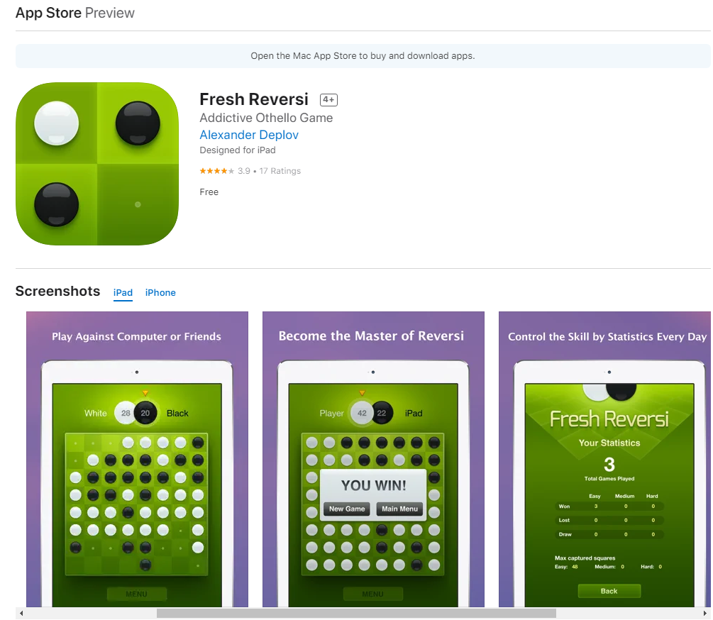 Fresh Reversi【 Game code 】插图1