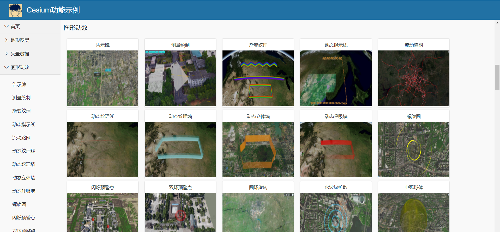 cesium sample collection, comprehensive upgrade, two – and three-dimensional gis application development, providing a variety of smart city development solutions.插图3