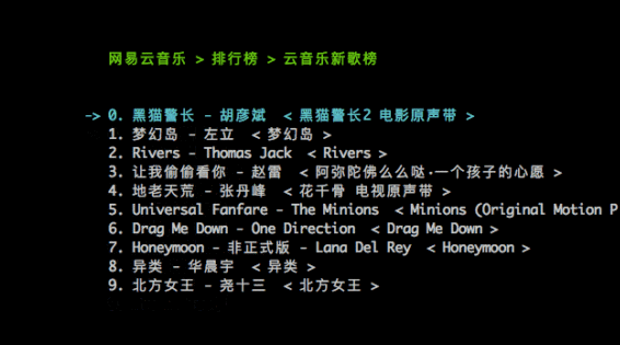 NetEase cloud music command line version based on Python插图1
