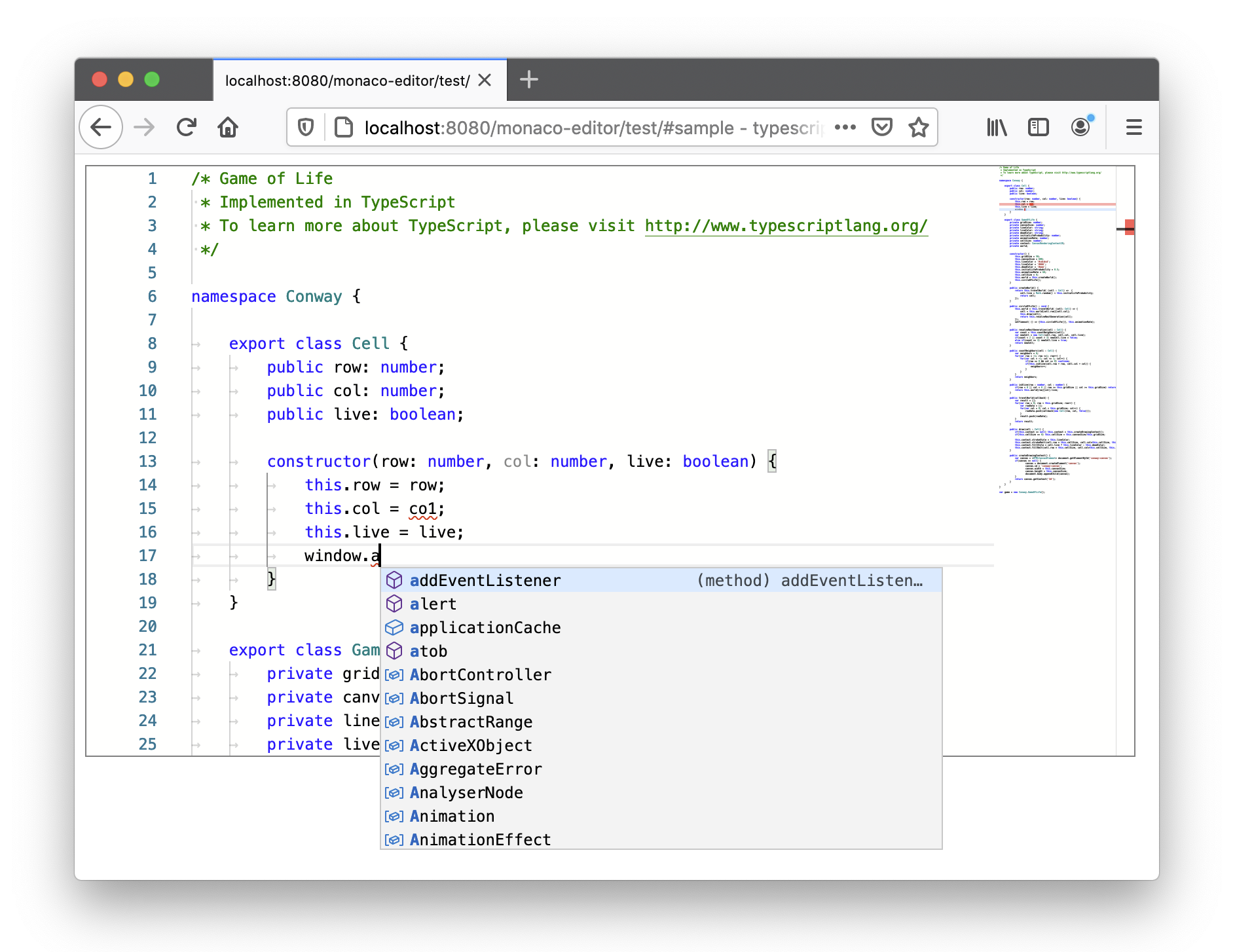 Microsoft open source browser-based code editor插图