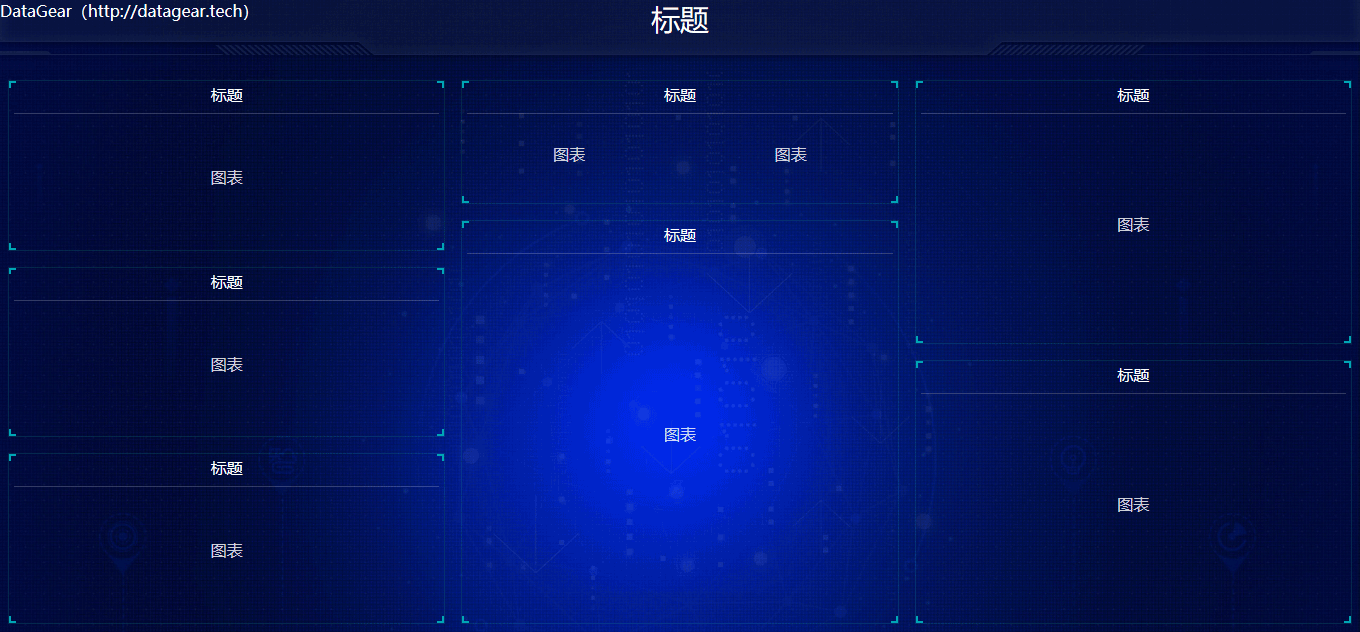 An open source data visualization analysis platform, providing a variety of large screen templates插图22