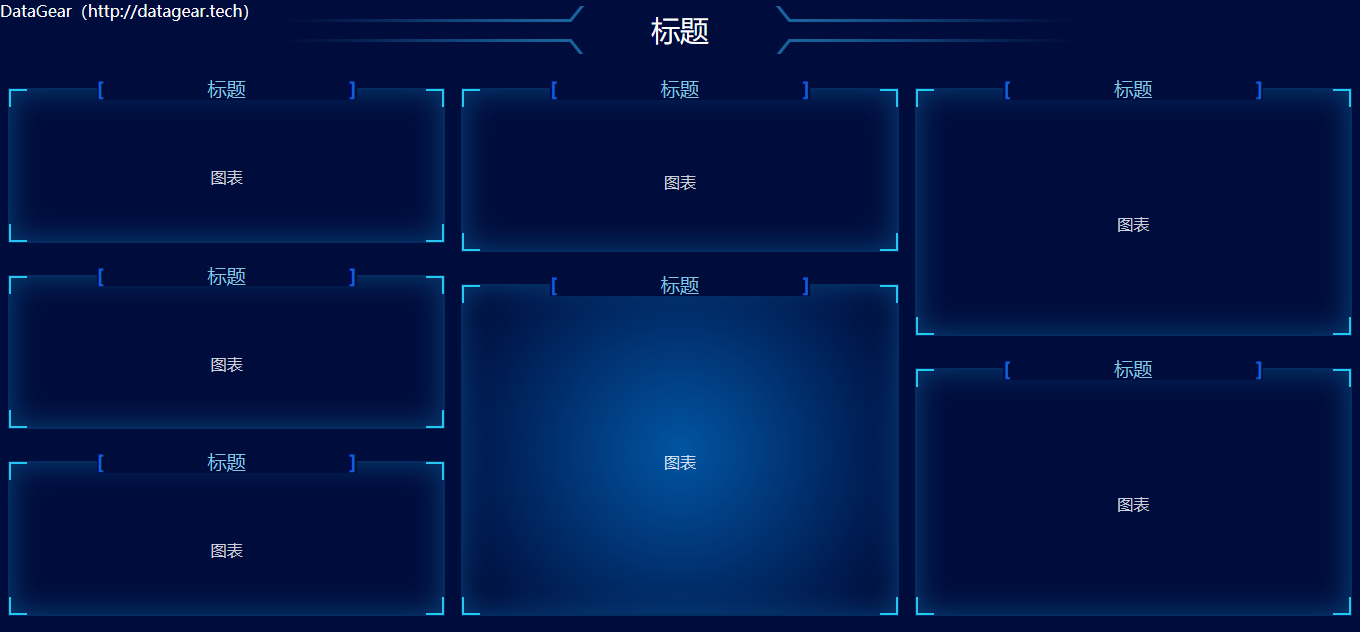 An open source data visualization analysis platform, providing a variety of large screen templates插图23