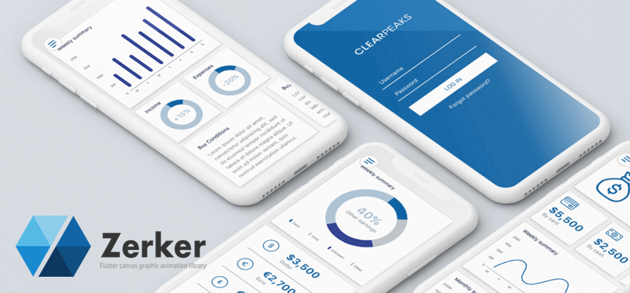 Zerker is a simple and flexible flutter canvas graphics animation library插图