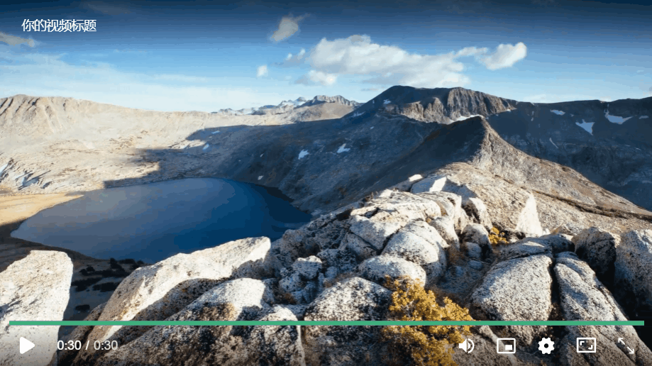 An excellent HTML5 video player plugin, supporting subtitles, bullet screen, live streaming插图1
