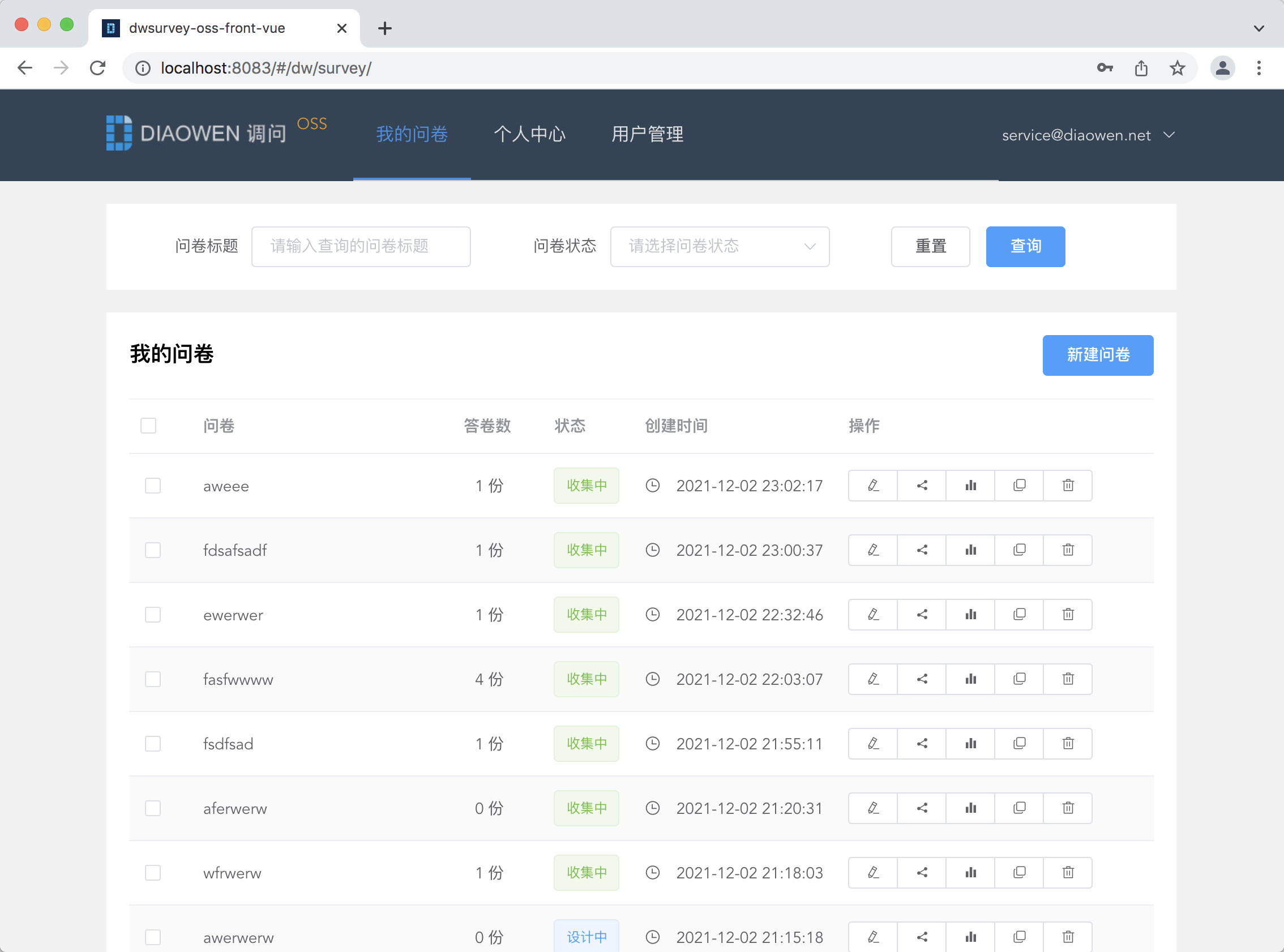 A convenient, efficient and stable open source questionnaire form system插图1