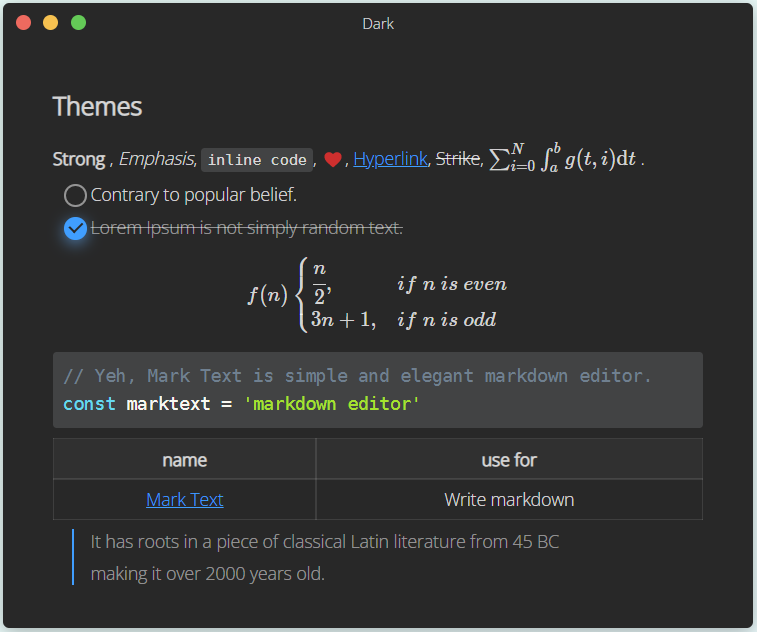 A simple and elegant open source Markdown editor插图4