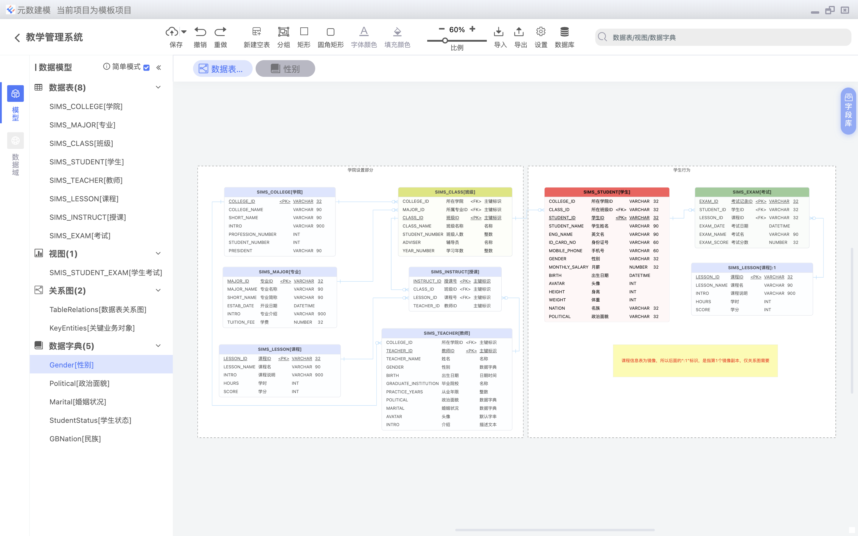CHINER is an open source and free database modeling tool插图