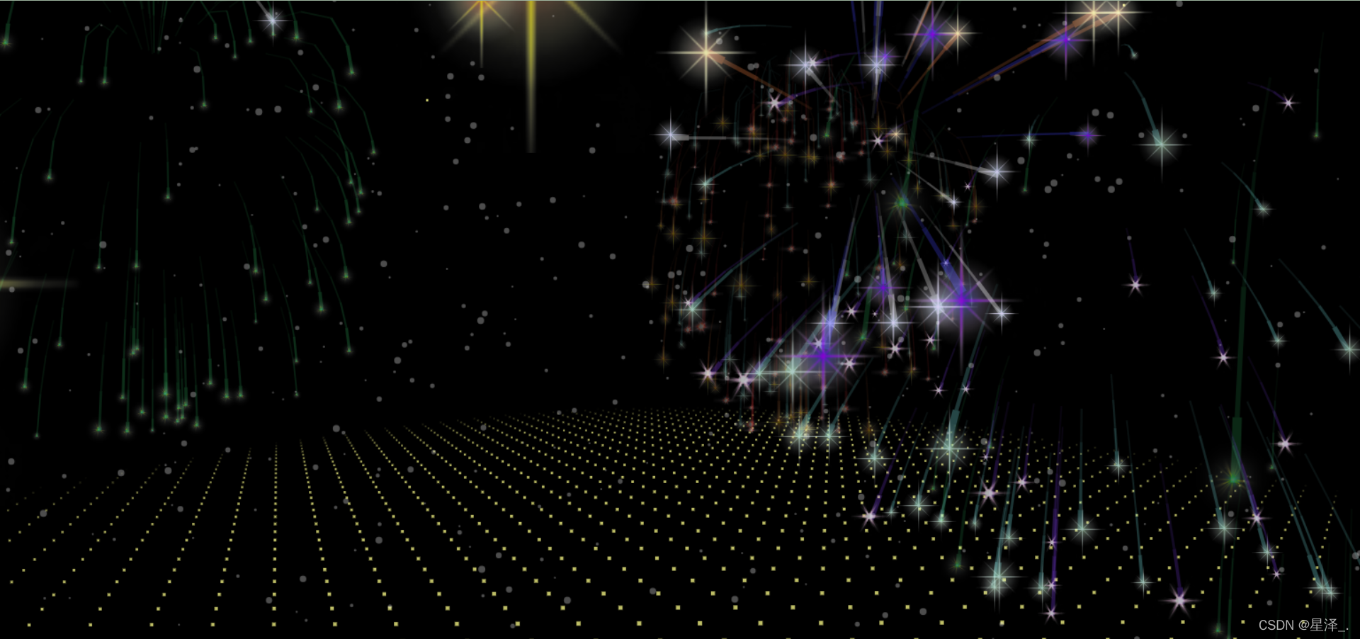 The most dazzling 3D fireworks code on New Year’s Eve (HTML+sound effects)插图4