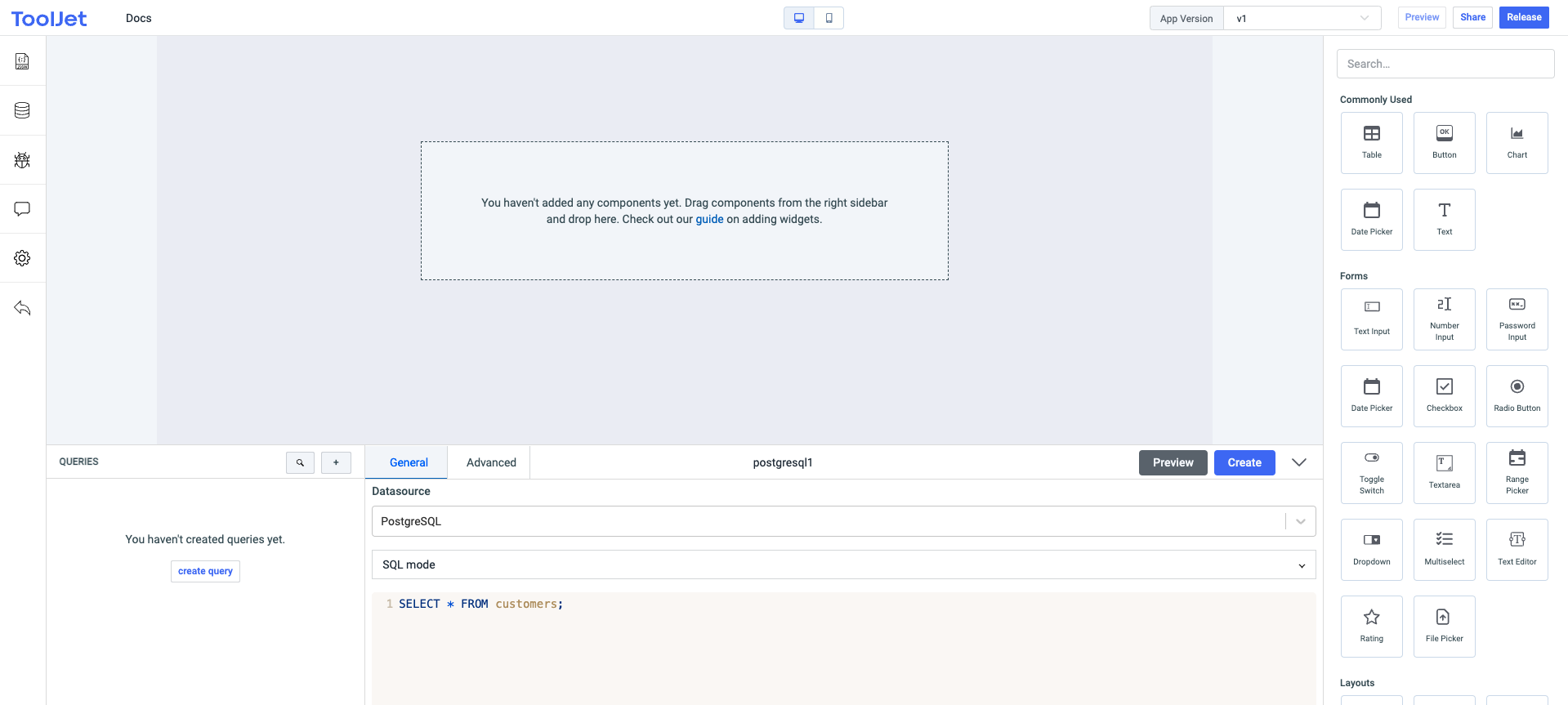 An open source visual application generator with rich built-in responsive widgets插图3