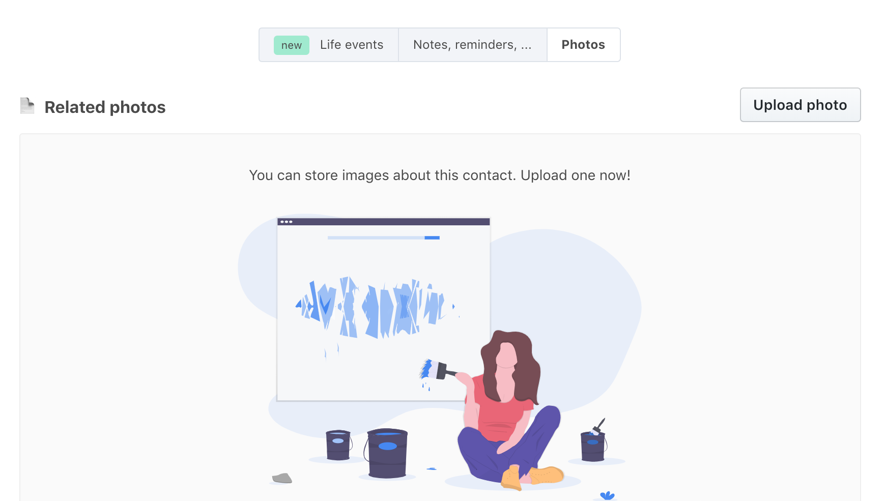 Monica is an awesome open source personal relationship management system插图5