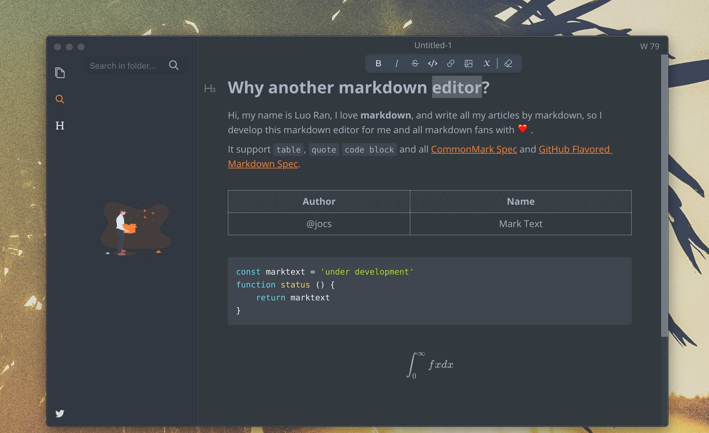 MarkText: Simple and elegant open source Markdown editor插图 MarkText: Simple and elegant open source Markdown editor插图