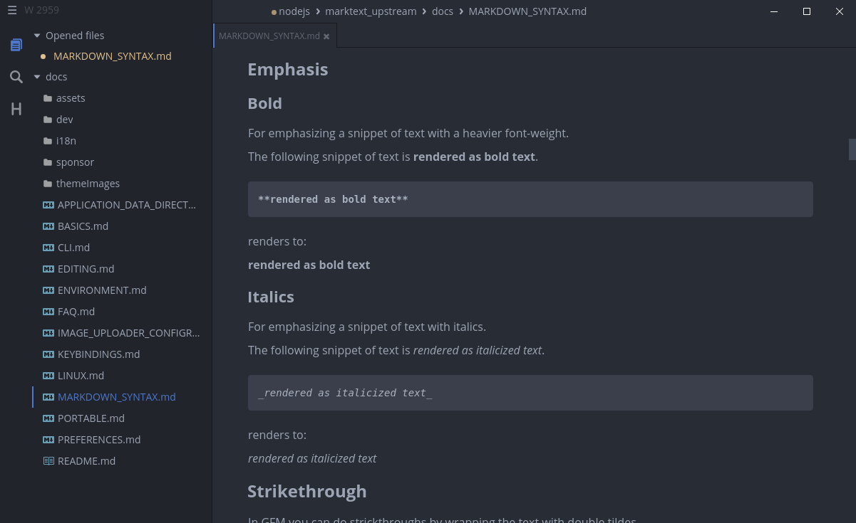 MarkText: Simple and elegant open source Markdown editor插图2