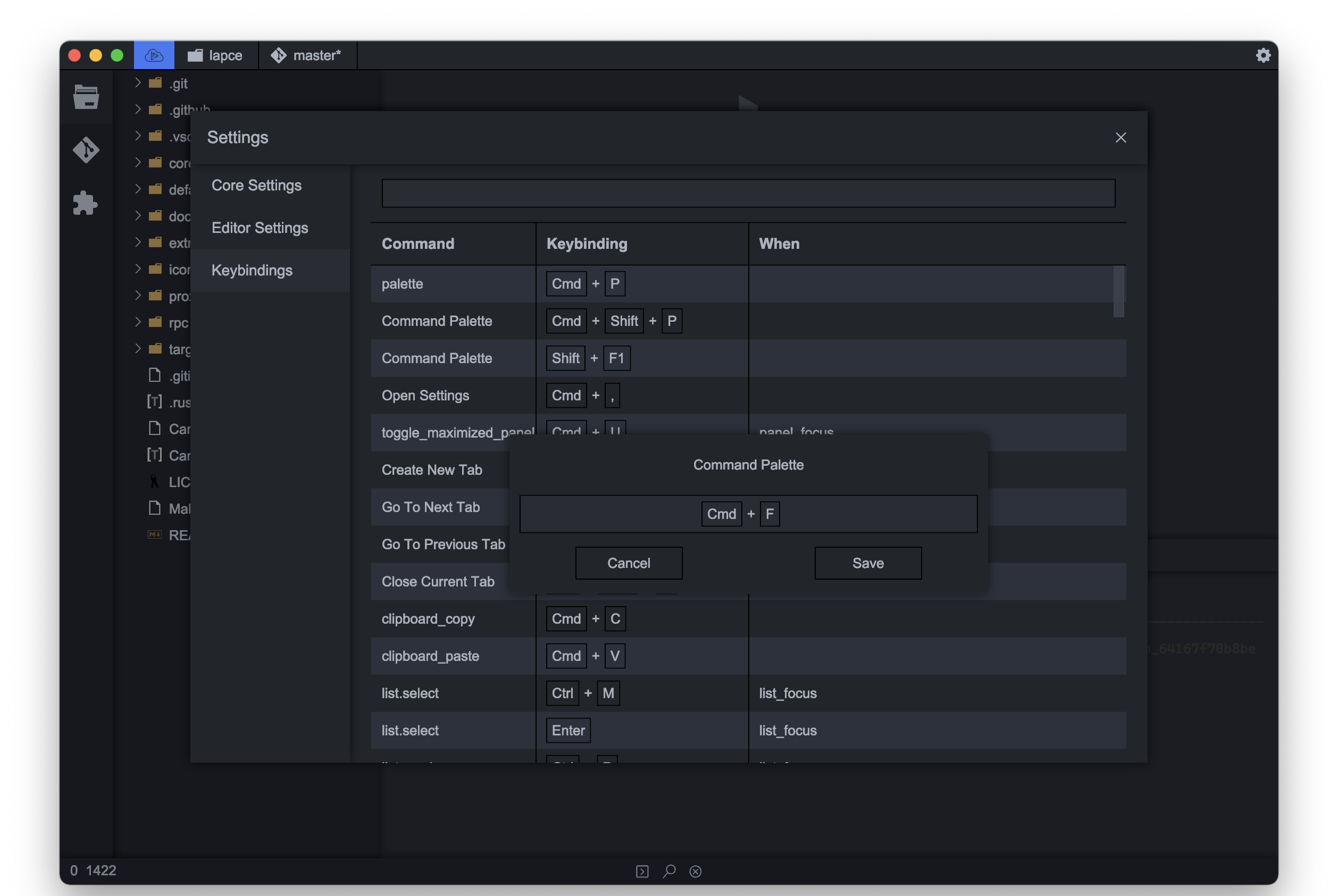 Lapce: Lightning-fast and powerful code editor插图10