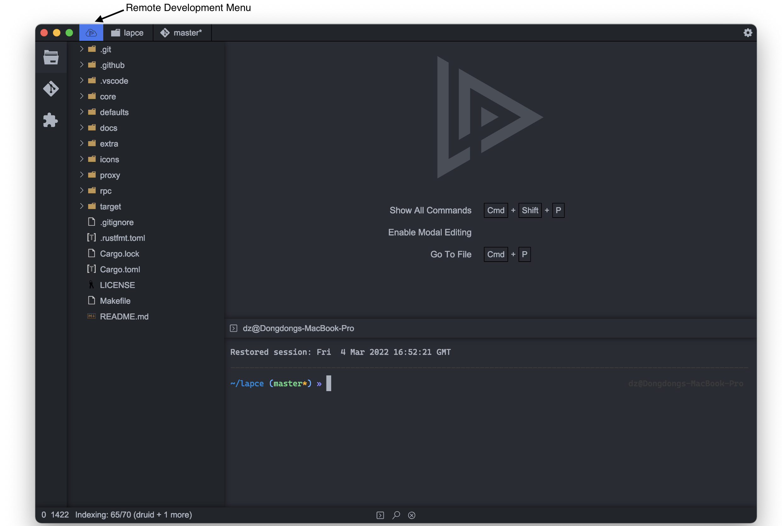 Lapce: Lightning-fast and powerful code editor插图12