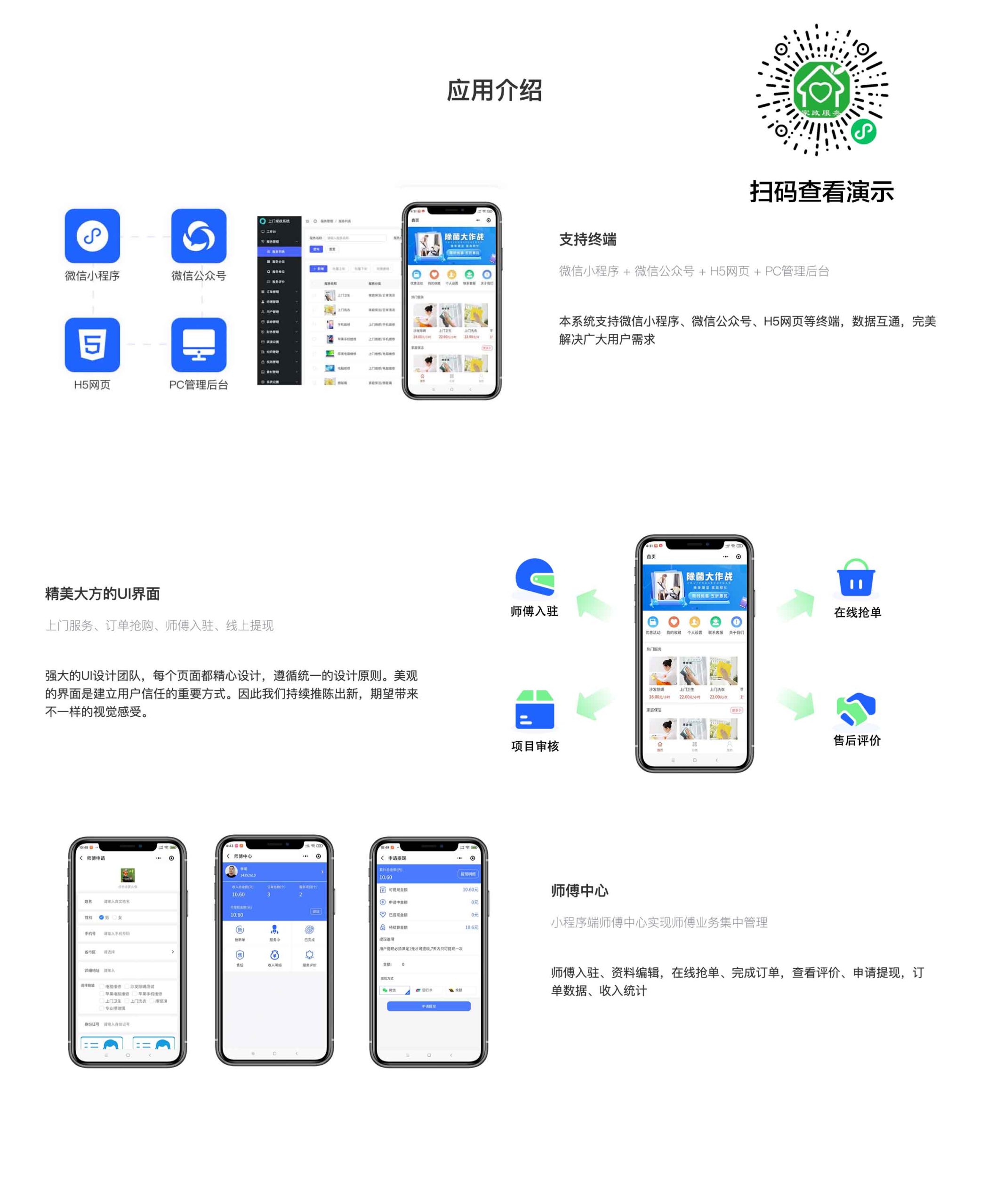 There is no worry, make an appointment for a door-to-door housekeeping system, a small program, a master check-in, and take orders, which is completely open source and non-encrypted插图