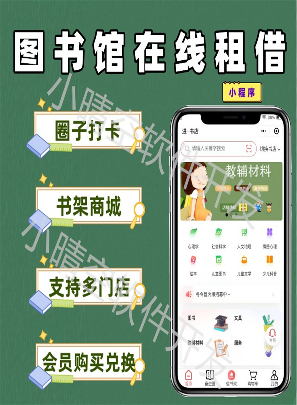 Picture Book Leasing Mini Program, Book Rental System, Book Picture Book Rental Mini Program, WeChat Mini Program, Source Code Mini Program, Deployment of Picture Book Mini Program插图