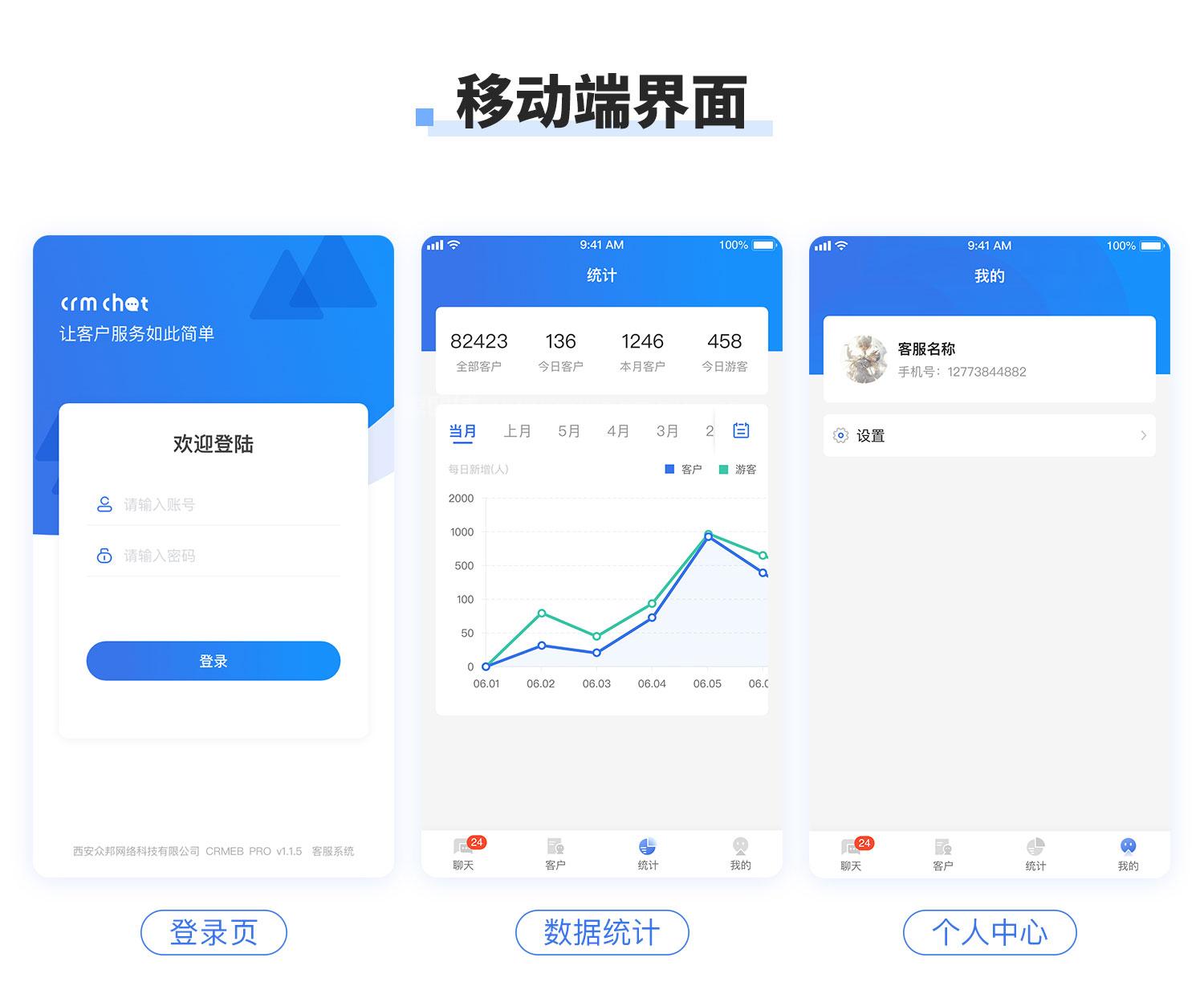 CRM Chat customer service system/support multi-merchant/2023 latest version插图3