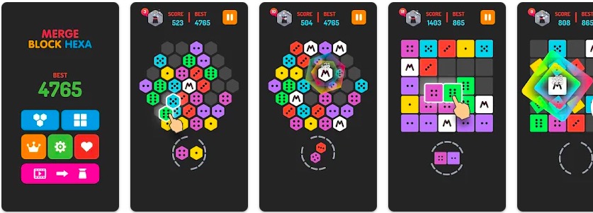 Merge Block Hexa: Dominoes Mer [Game Code]插图