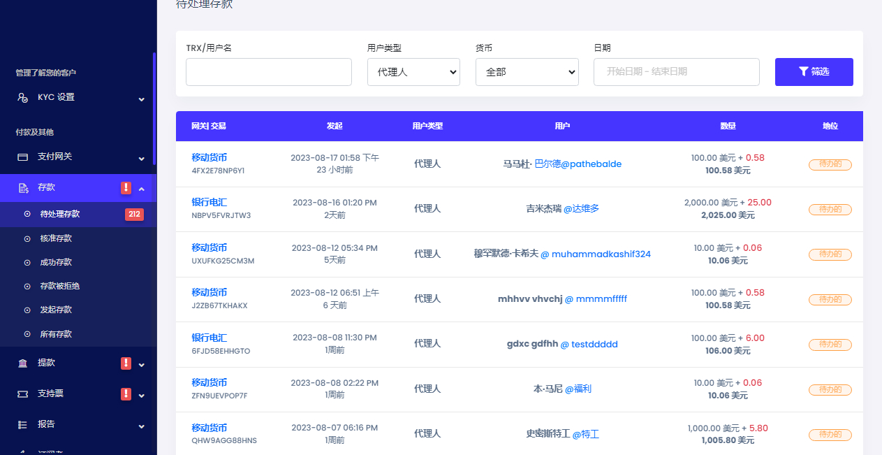 International multilingual payment system/collection and payment/merchants/agents/users/general back-office/global payment interface插图