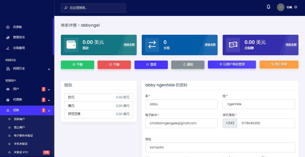 International multilingual payment system/collection and payment/merchants/agents/users/general back-office/global payment interface插图6