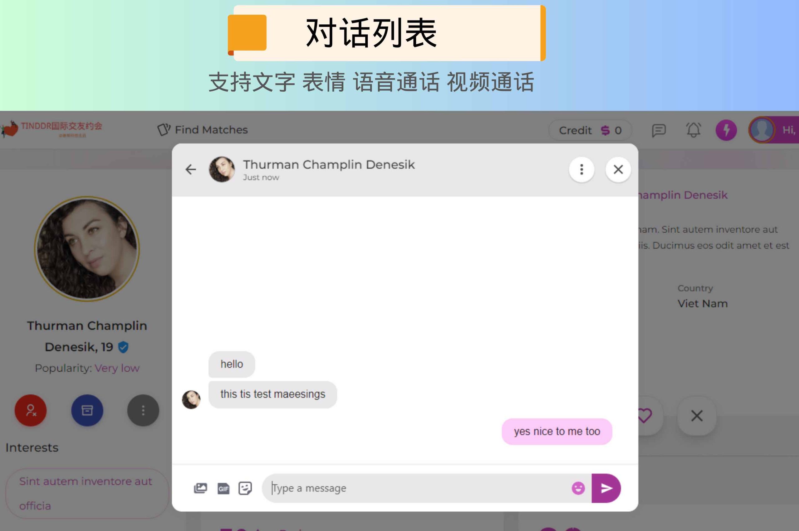 International multilingual dating/virtual membership/video voice call/app client插图15