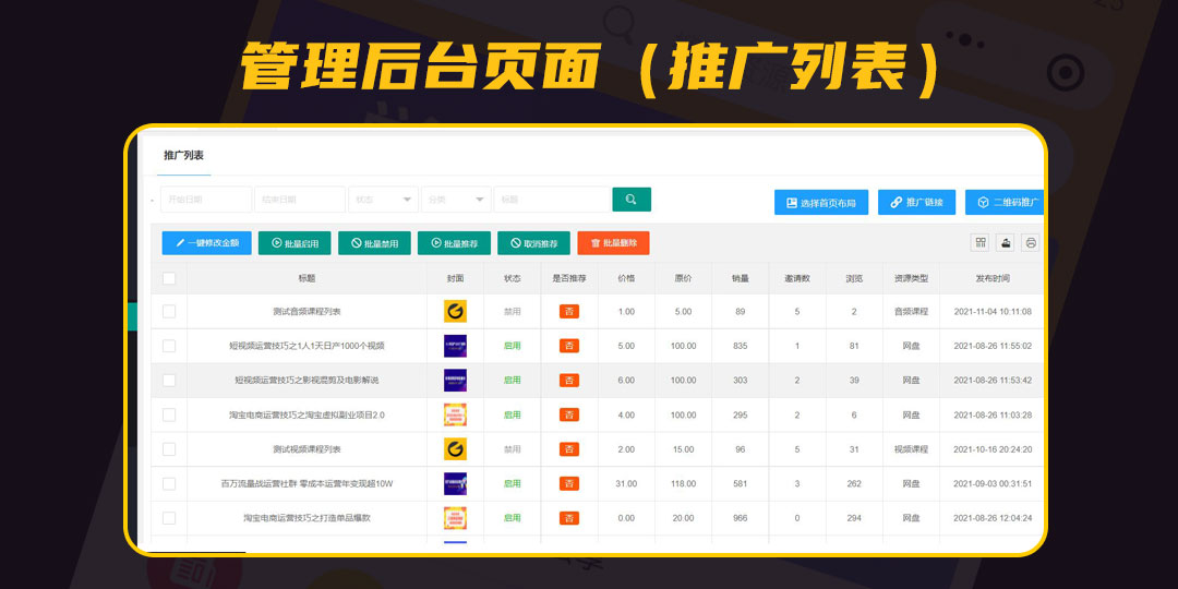 Watermelon Pig Knowledge Payment System V2 / Virtual Resources / WeChat Mini Program / Official Account H5 Version / Rewarded Advertising Traffic Owner插图1