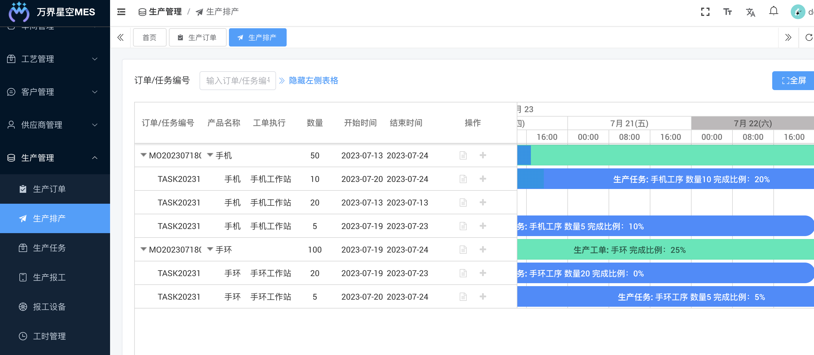 Wanjie Starry Sky Technology/Manufacturing Execution MES System/Open Source MES/Free MES插图2