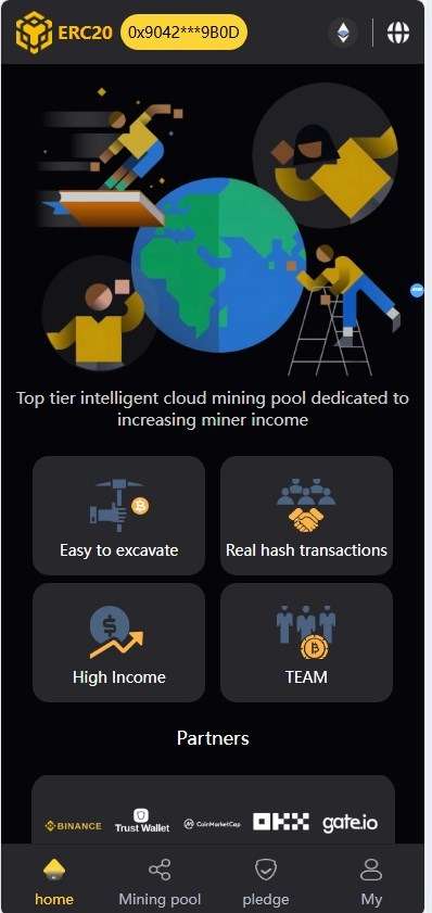 BSC staking mining DefiDAPP/contract code/mining pool/7 languages/staking DEFI插图2