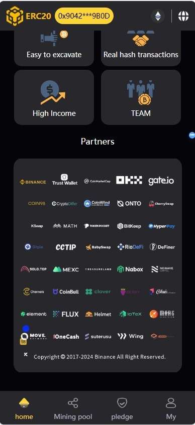 BSC staking mining DefiDAPP/contract code/mining pool/7 languages/staking DEFI插图3