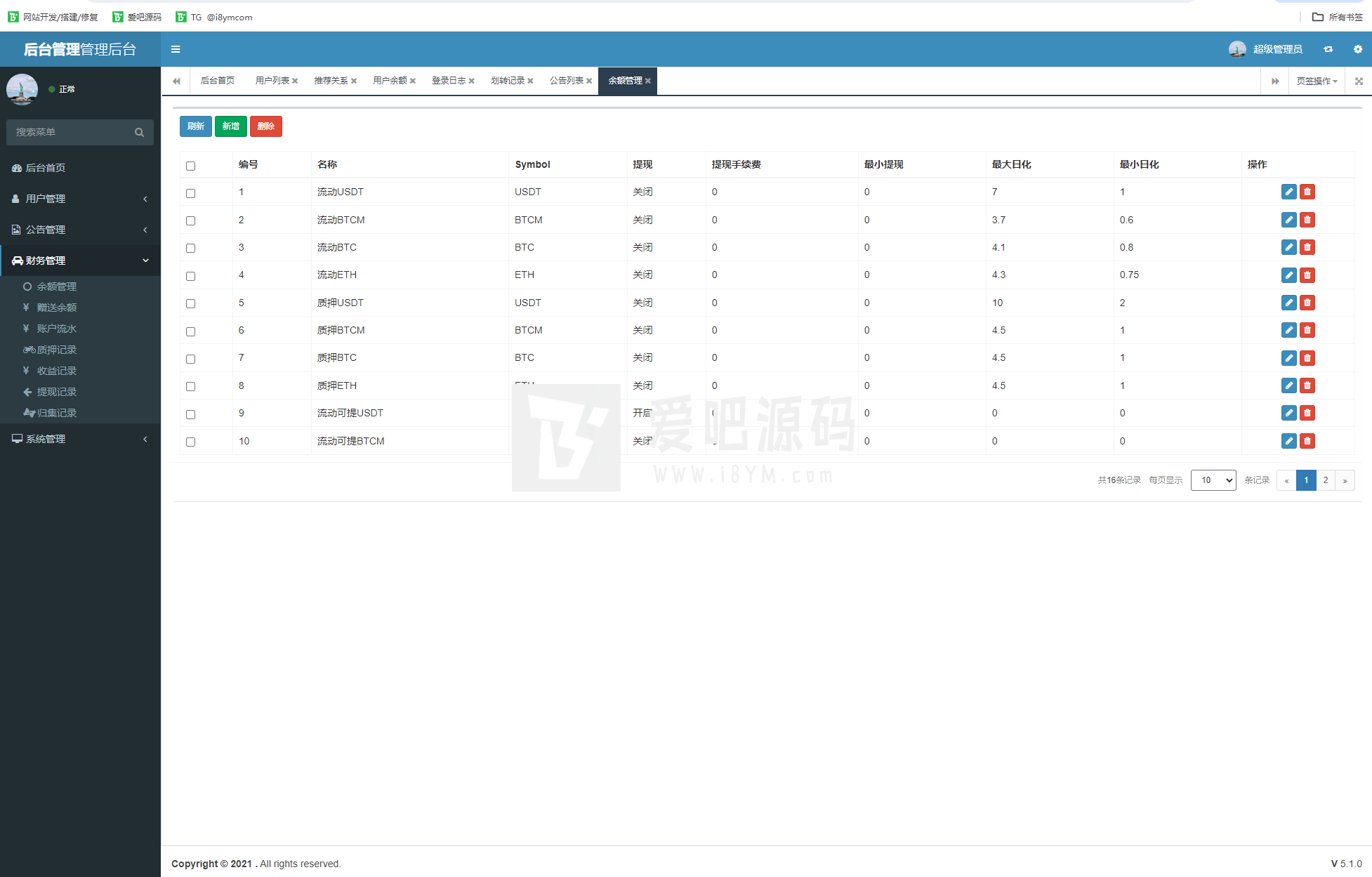 BSC staking mining DefiDAPP/contract code/mining pool/7 languages/staking DEFI插图6